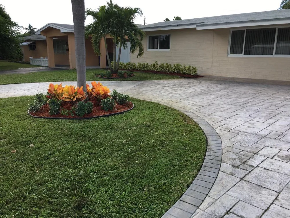 Affordable landscape installation in Pompano Beach, FL by Green Florida Landscaping