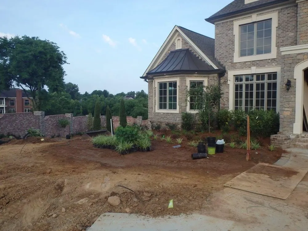 Affordable landscape design for residential properties in Lebanon, TN by Green Foot Landscaping and Lawn Services