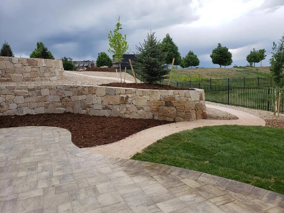 Custom garden landscaping in Denver, CO by Green Forest Landscaping