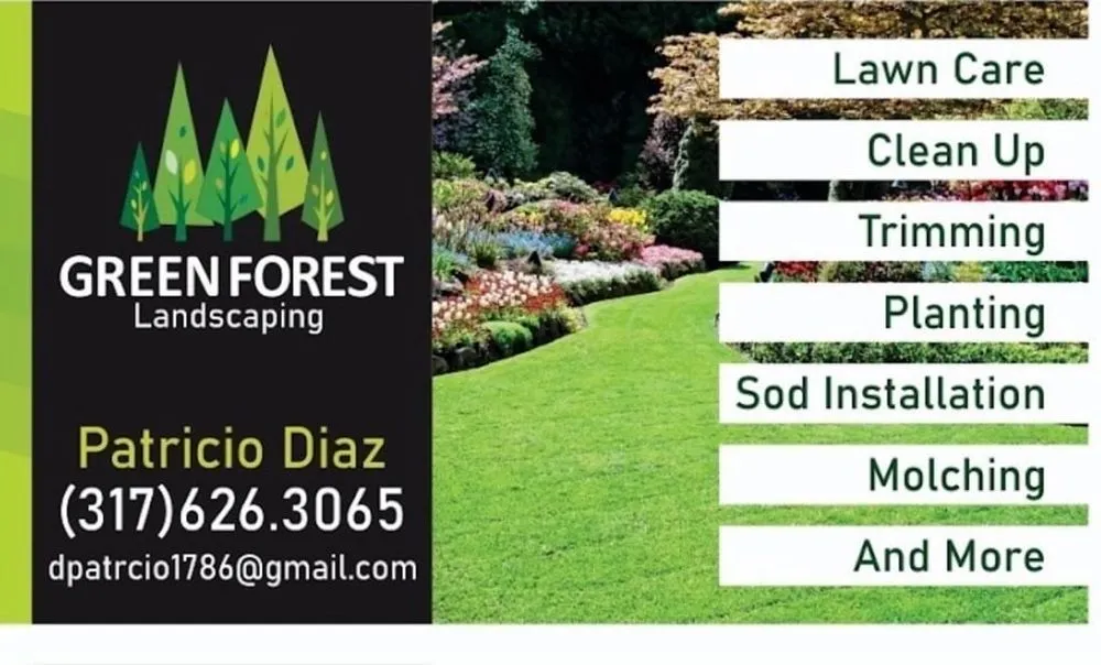 Local landscape installation in Indianapolis, IN by Green Forest Landscaping