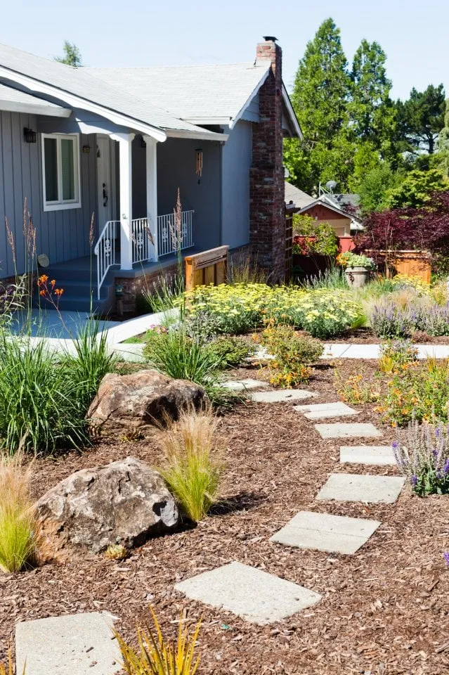 Custom landscape installation for beautiful yards in Berkeley, CA by Green Gallery Landscaping