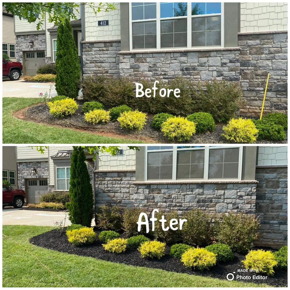 Custom residential landscaping with custom design across Monroe, NC - Green Garden Lawn Care