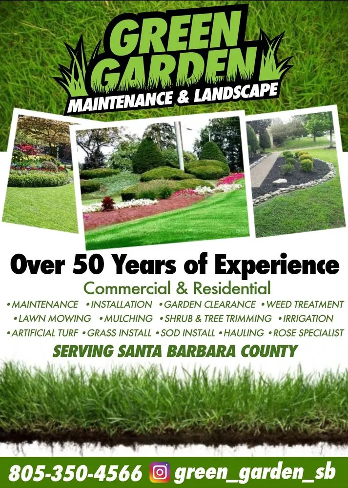 Local landscape installation in Santa Barbara, CA by Green Garden Maintenance & Landscape