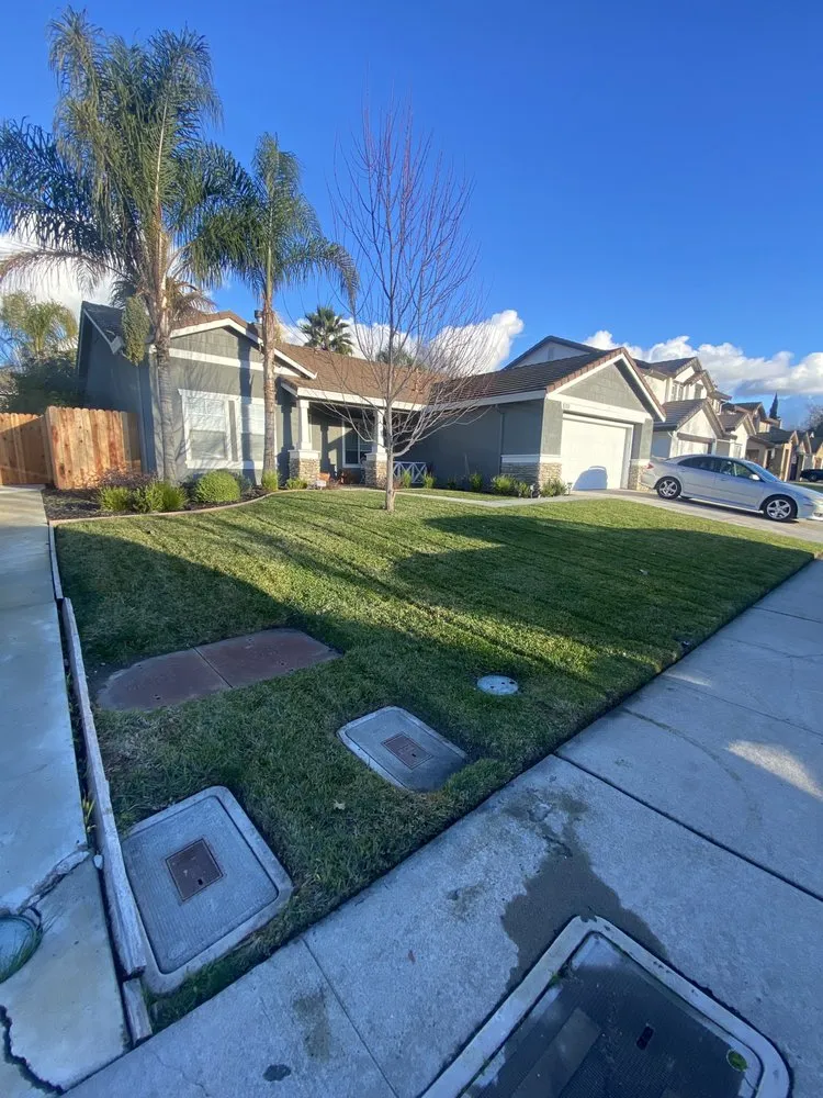 Professional lawn mowing service in Sacramento, CA by Green Gardens Landscaping