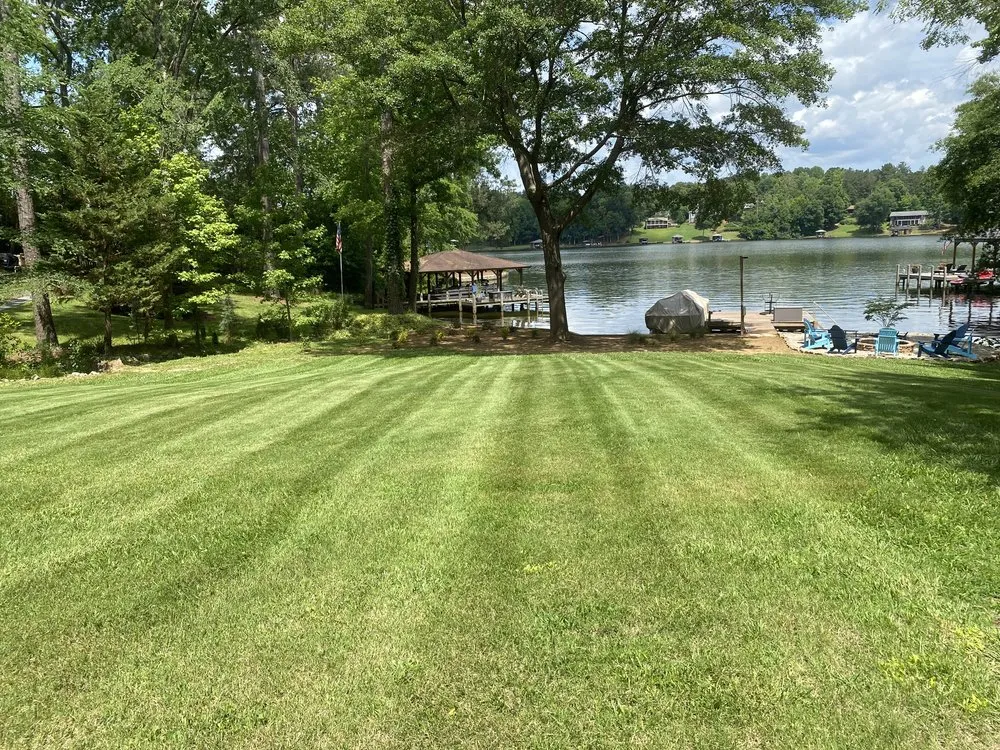 Professional lawn mowing service for outdoor upgrades across Eatonton, GA - Green Gardens Lawn Service
