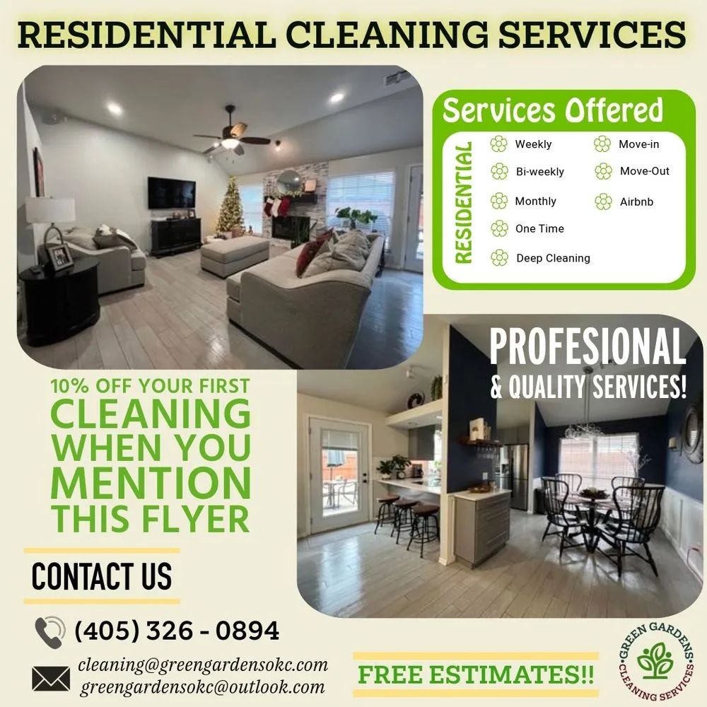 Affordable lawn mowing service for homes in Oklahoma City, OK by Green Gardens