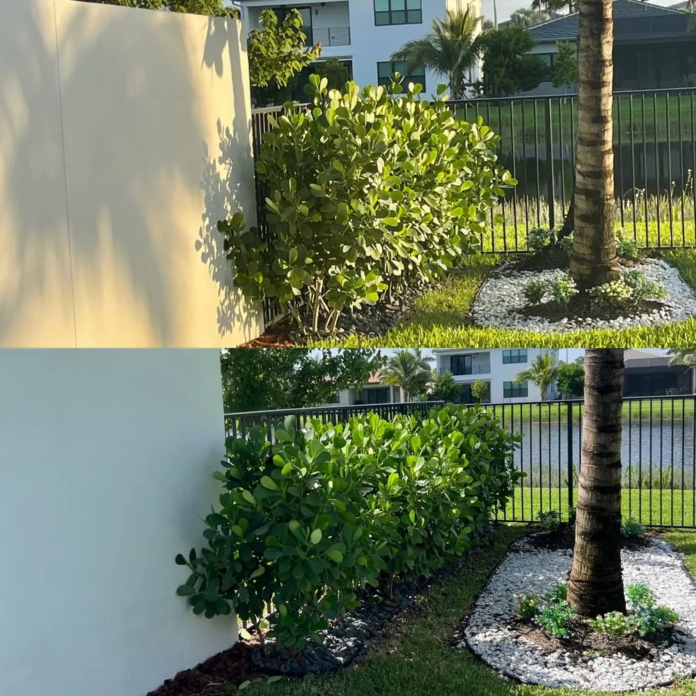 Affordable residential landscaping for residential properties in Port Saint Lucie, FL by Green Gean Lawn Care and Services