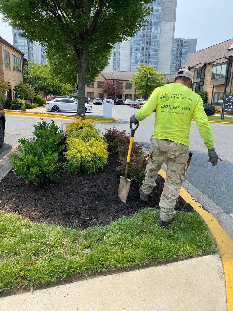 Professional yard maintenance for beautiful yards in Silver Spring, MD by Green Generation Landscaping & Design