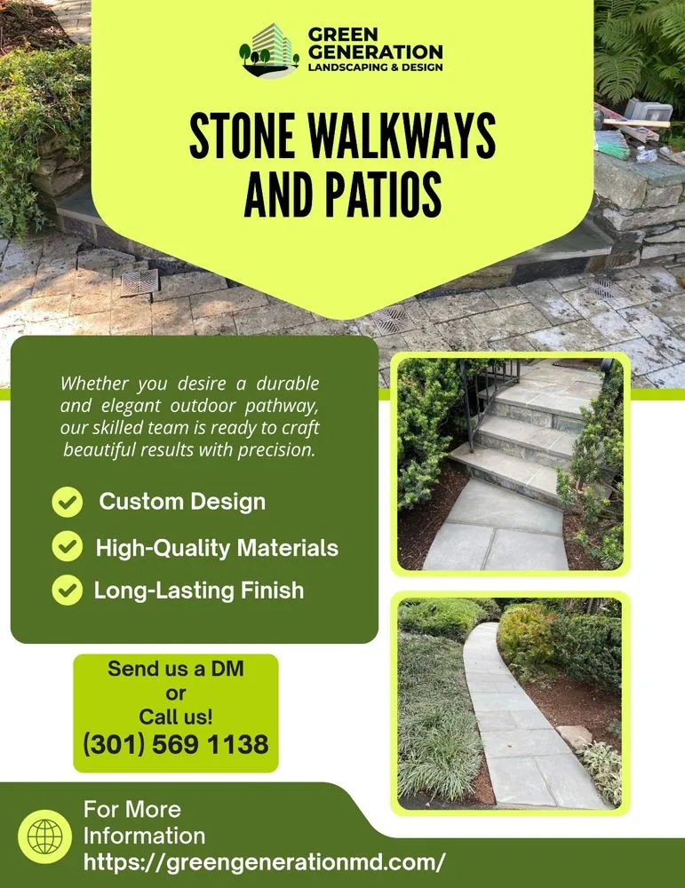 Local lawn mowing service near you across Silver Spring, MD - Green Generation Landscaping & Design