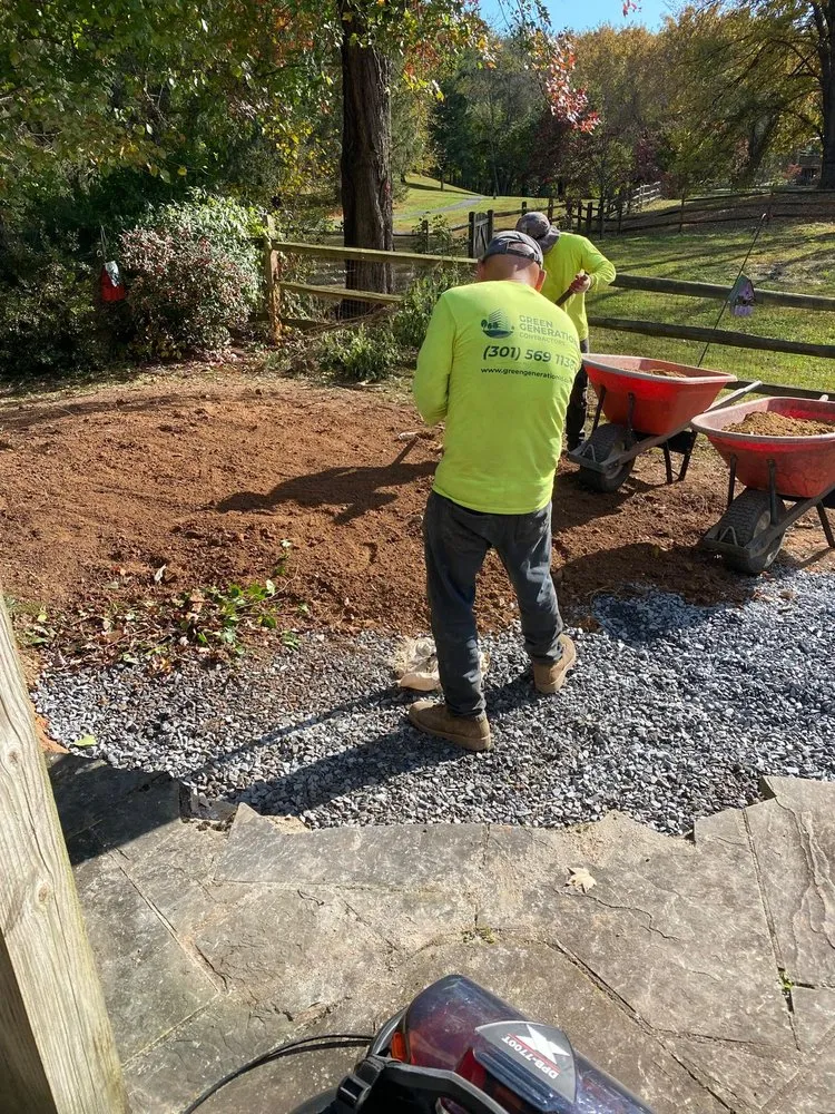 Local landscape installation in Silver Spring, MD by Green Generation Landscaping & Design