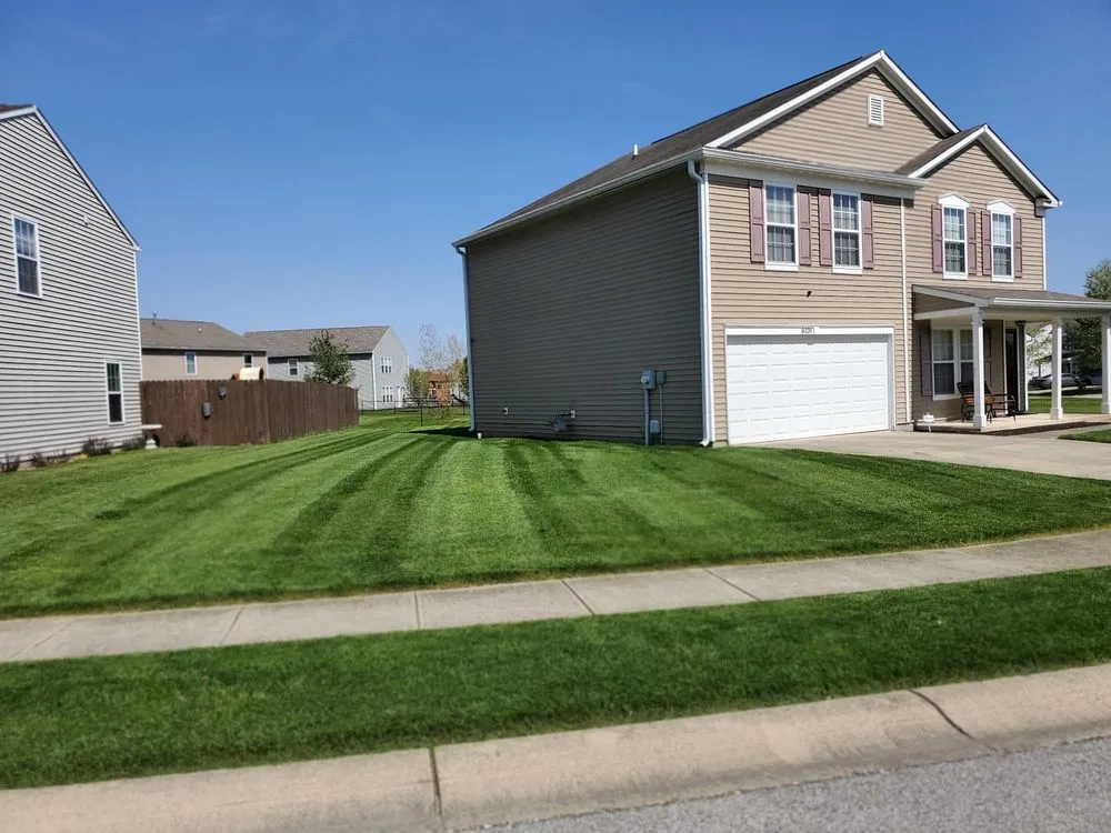Professional landscape installation in Greenfield, IN - Green Grass Landscaping