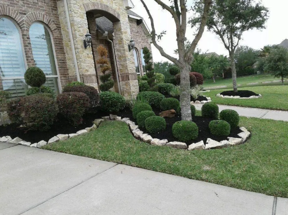 Professional landscaping services for residential properties across Katy, TX - Green Grass Lawn Care & Landscaping