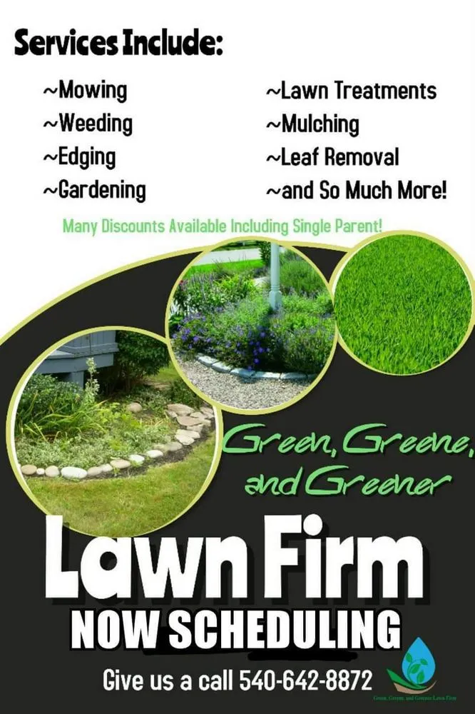 Local residential landscaping in Fredericksburg, VA - Green, Greene, and Greener Lawn Firm