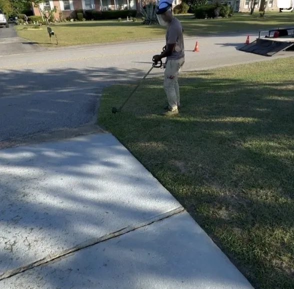 Custom residential landscaping near you in Orangeburg, SC by Green Grinders