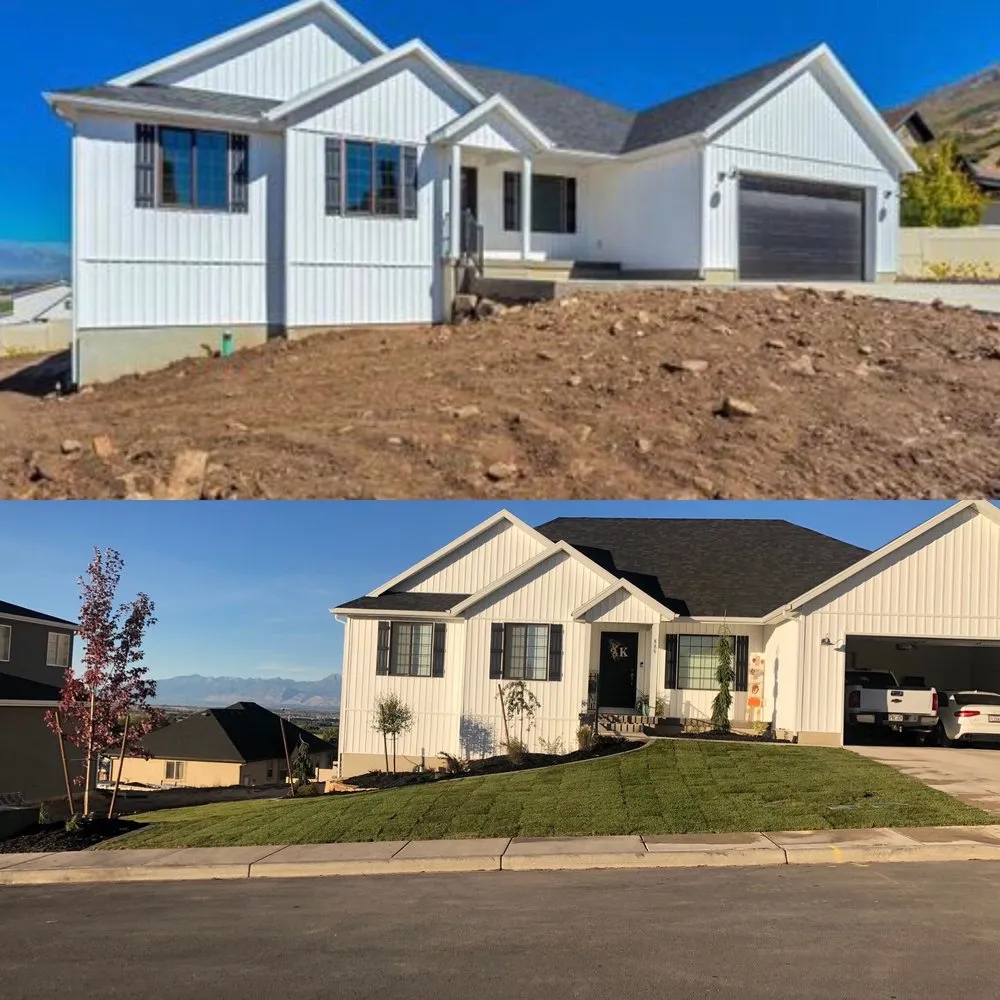 Custom garden landscaping for homes across Lehi, UT - Green Grove Landscaping