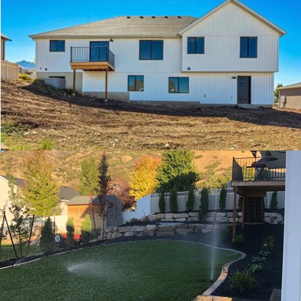 Expert outdoor landscaping with custom design across Lehi, UT - Green Grove Landscaping
