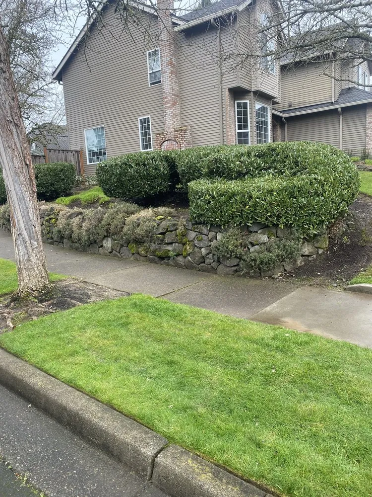 Custom outdoor landscaping with custom design across Forest Grove, OR - Green Grove Yard Maintenance