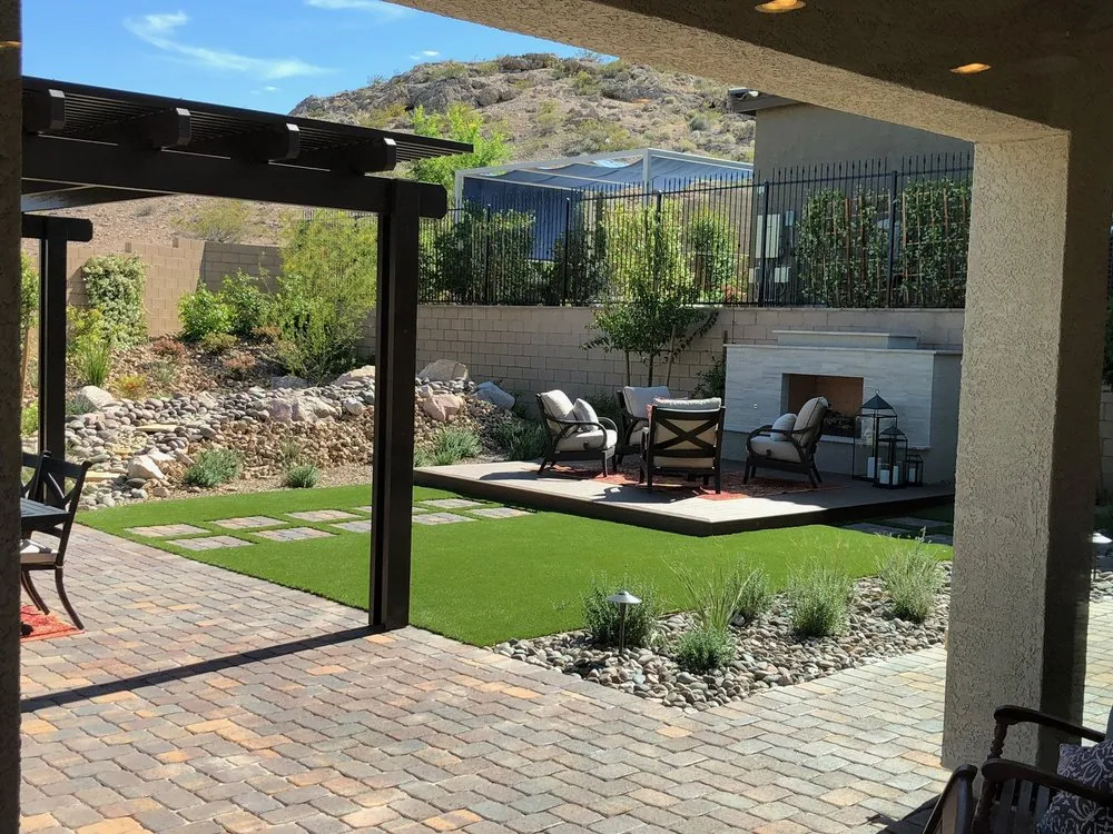 Affordable yard cleanup service for outdoor upgrades in Las Vegas, NV by Green Guru Landscaping