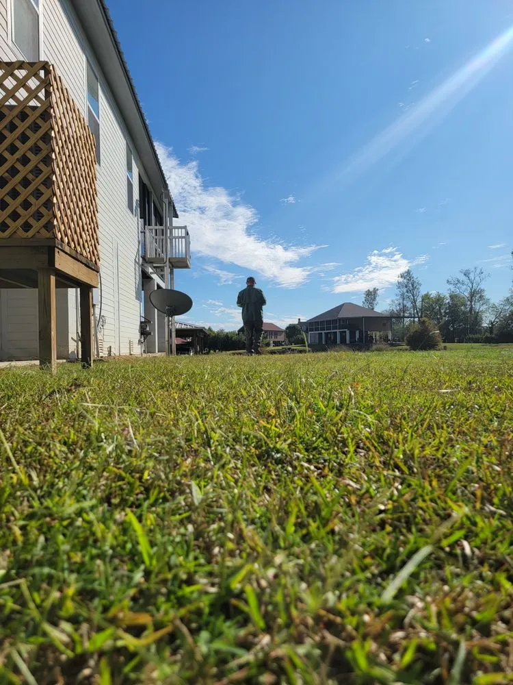 Expert landscaping services for homes in Opelousas, LA by Green Guy Lawn Service