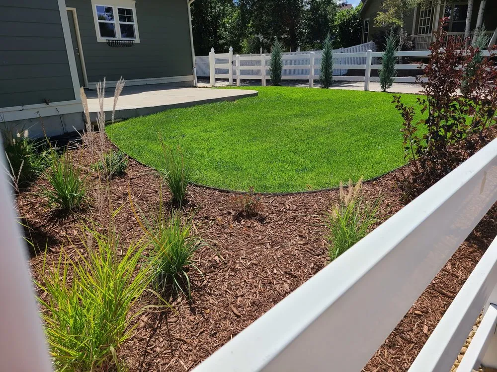 Trusted lawn mowing service with custom design across Longmont, CO - Green Guys
