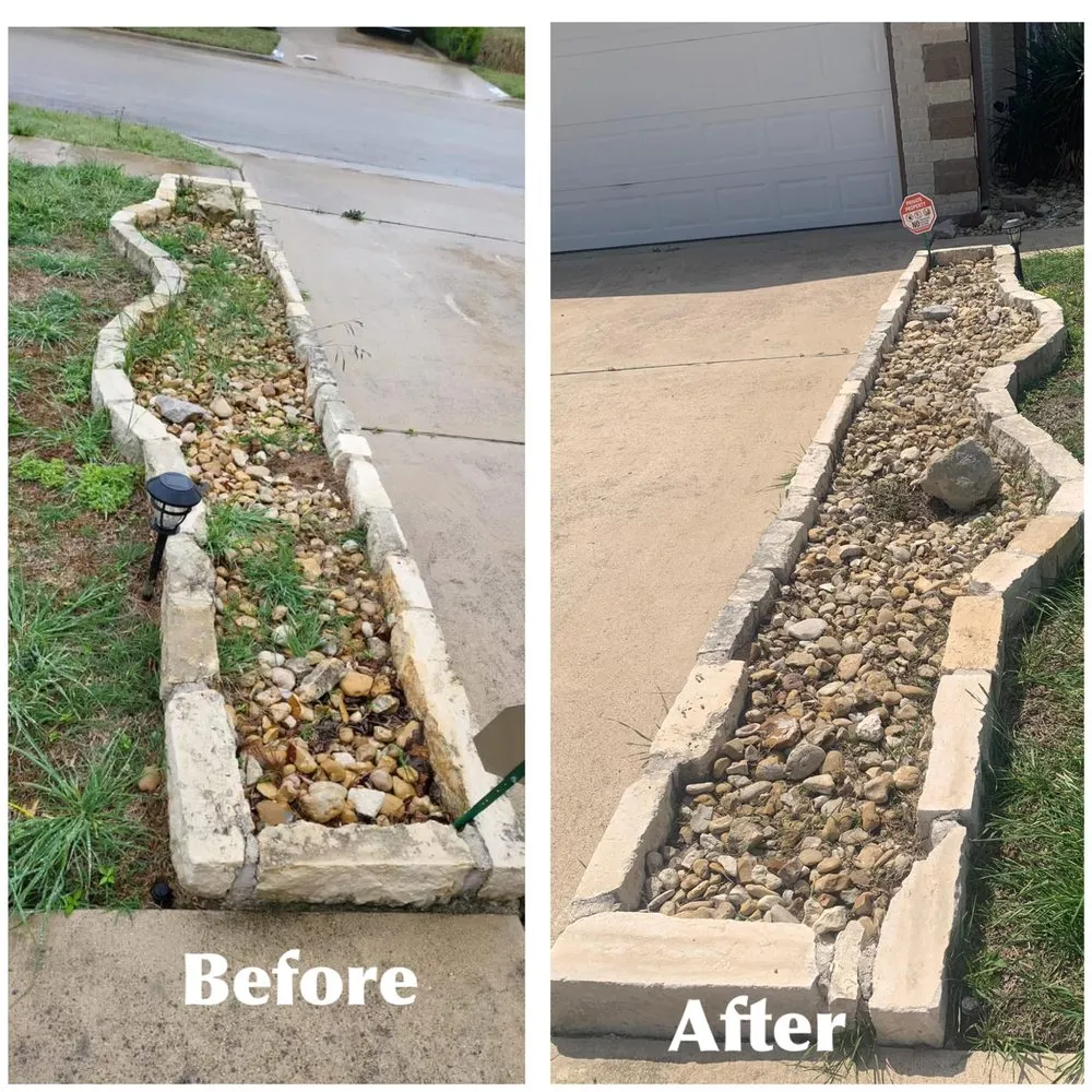 Custom garden landscaping for beautiful yards in Belton, TX by Green Hands Lawn & Home Care