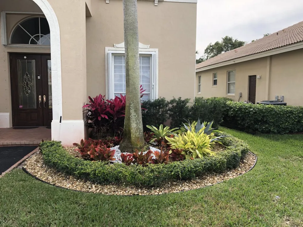 Affordable landscaping services in Palm Springs, FL by Green Hands