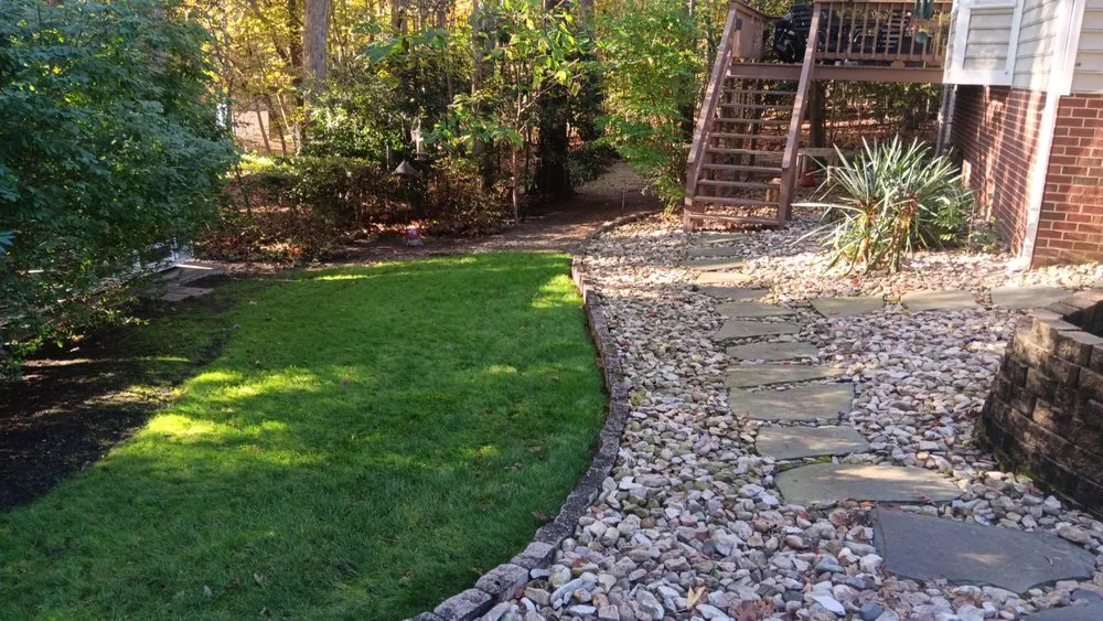 Custom lawn mowing service in Richmond, VA by Green Harvest Landscaping
