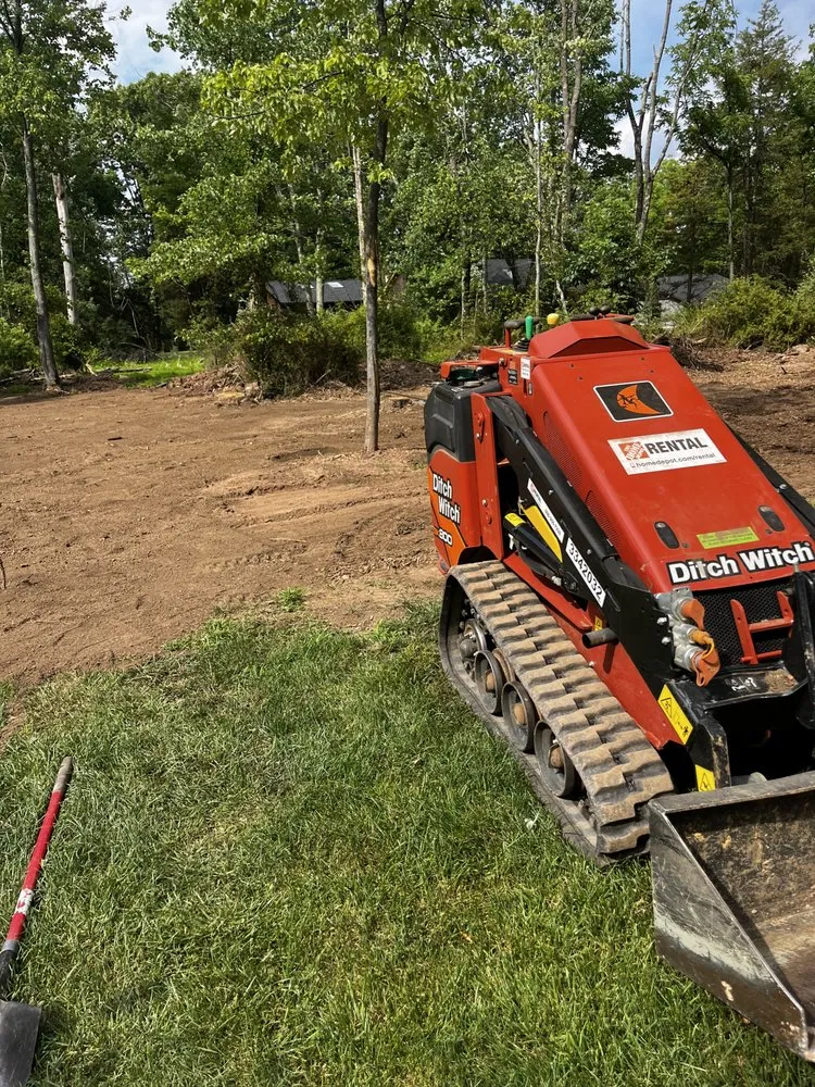 Custom landscape installation for beautiful yards in Trappe, PA by Green Haven Outdoor Care