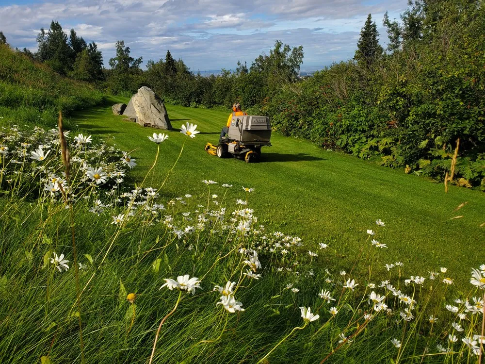 Custom lawn care service for residential properties in Anchorage, AK by Green Helper AK