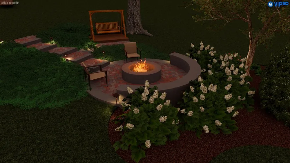 Professional landscape installation with custom design across Locust, NC - Green Heron