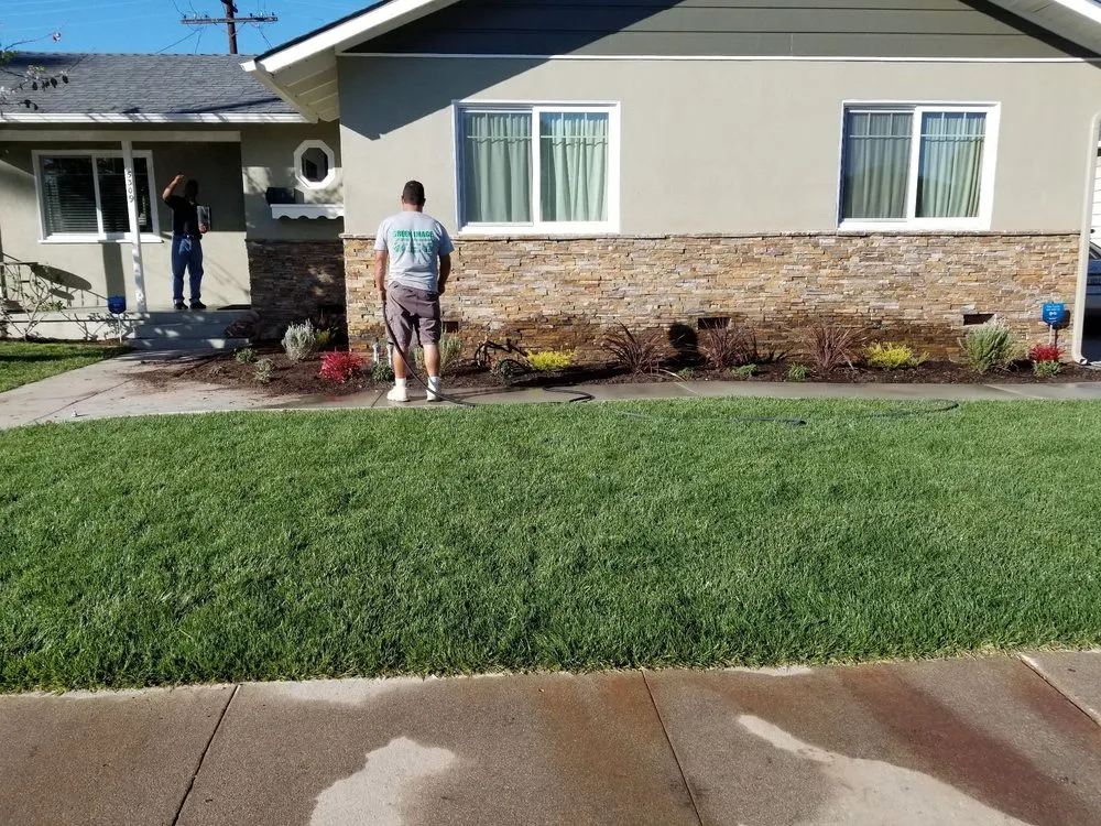 Top-rated outdoor landscaping for beautiful yards in Manhattan Beach, CA by Green Image Landscaping