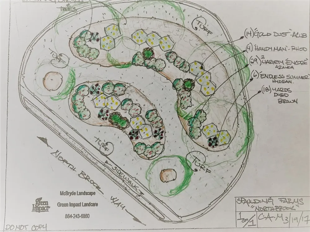 Local outdoor landscaping in Greenville, SC - Green Impact