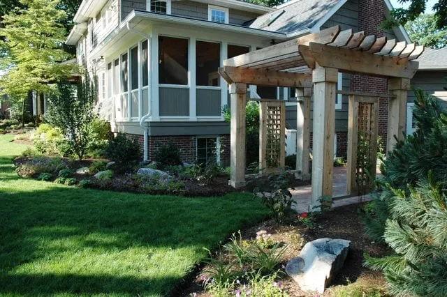 Custom landscaping services for beautiful yards in Sheffield Lake, OH by Green Impressions Landscaping