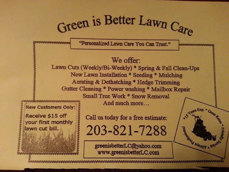 Affordable landscaping services in Wallingford, CT by Green is Better Lawn Care