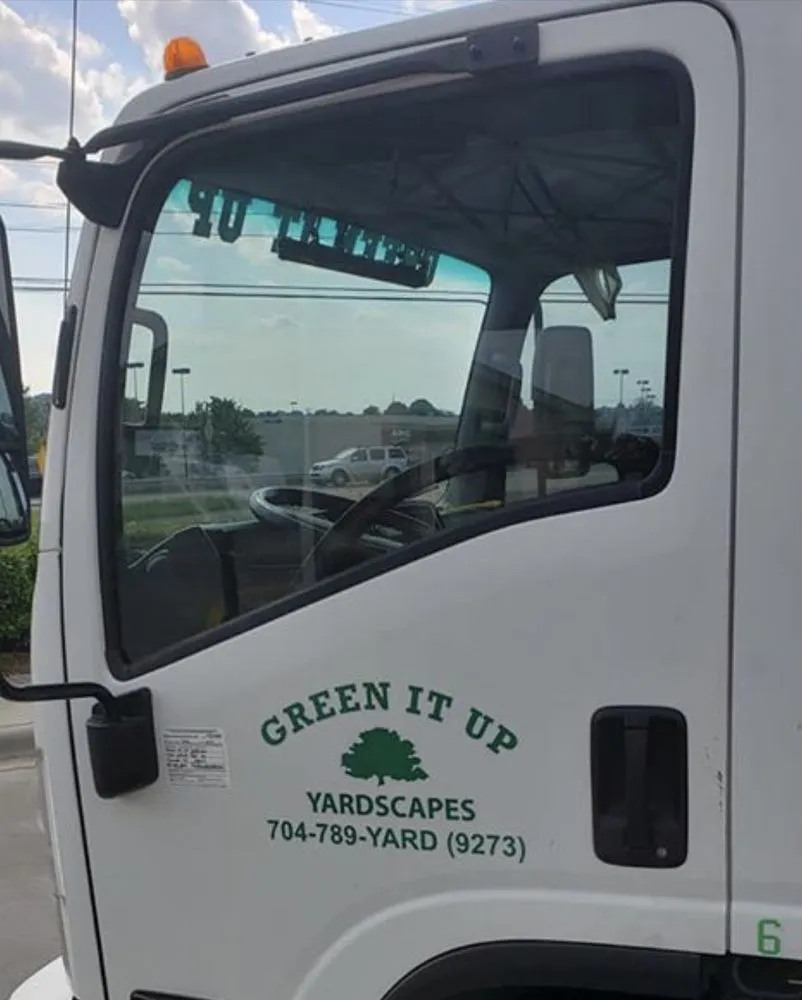 Custom landscape design in Huntersville, NC by Green It Up Yardscapes