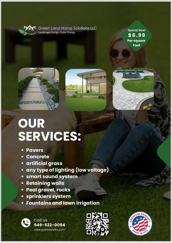 Trusted lawn mowing service for homes across Irvine, CA - Green Land Home Solutions
