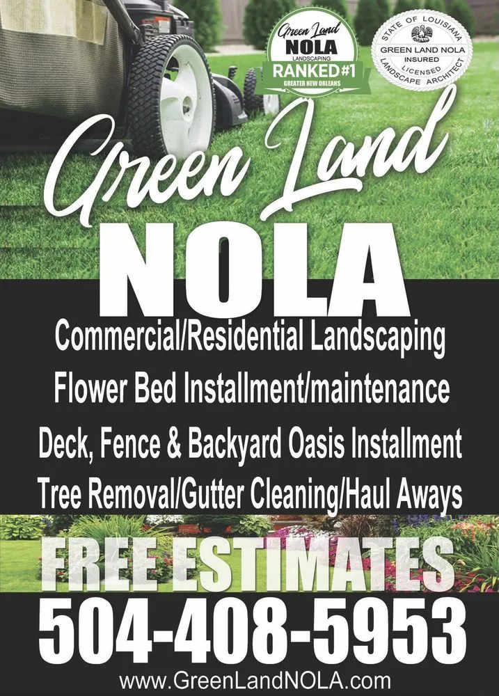Affordable residential landscaping in Gretna, LA by Green Land Nola