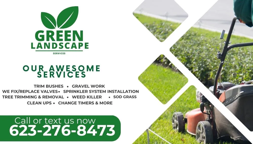 Expert yard maintenance in Surprise, AZ by Green Landscape Services