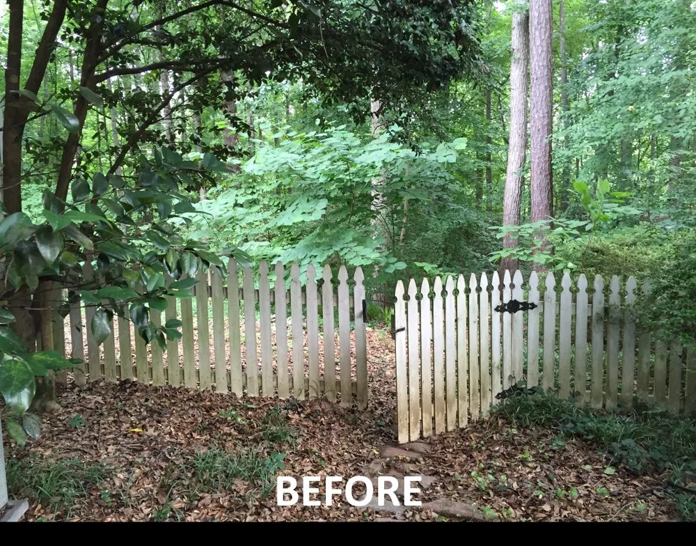 Custom yard cleanup service with custom design in Marietta, GA by Green Landscaping