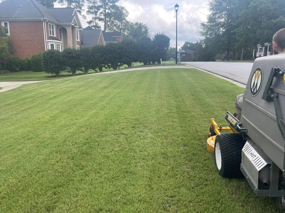 Local landscape installation in Evans, GA by Green Lawn Augusta
