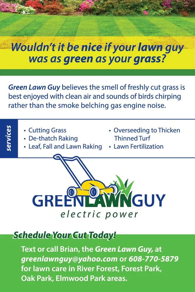 Professional yard maintenance in River Forest, IL - Green Lawn Guy