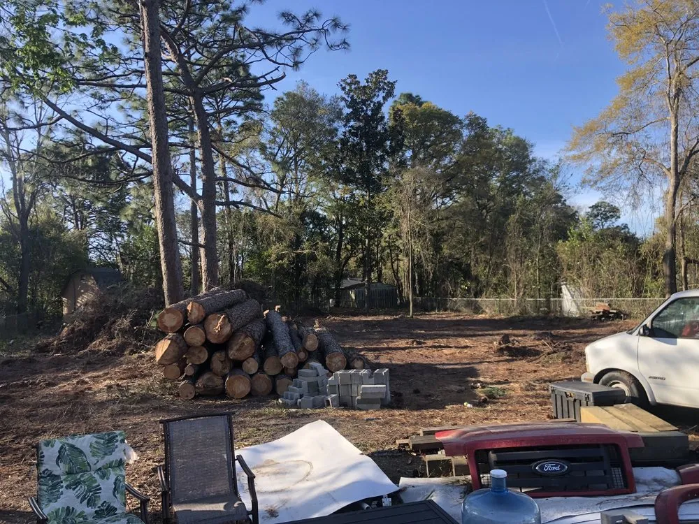 Custom yard cleanup service for outdoor upgrades across Wilmington, NC - Green Lawn Landscaping