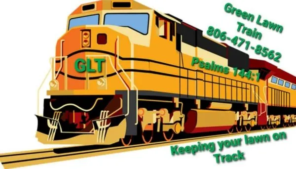 Green Lawn Train Logo