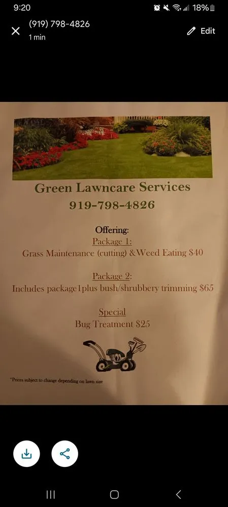 Reliable residential landscaping with custom design in Green Level, NC by Green Lawncare Services