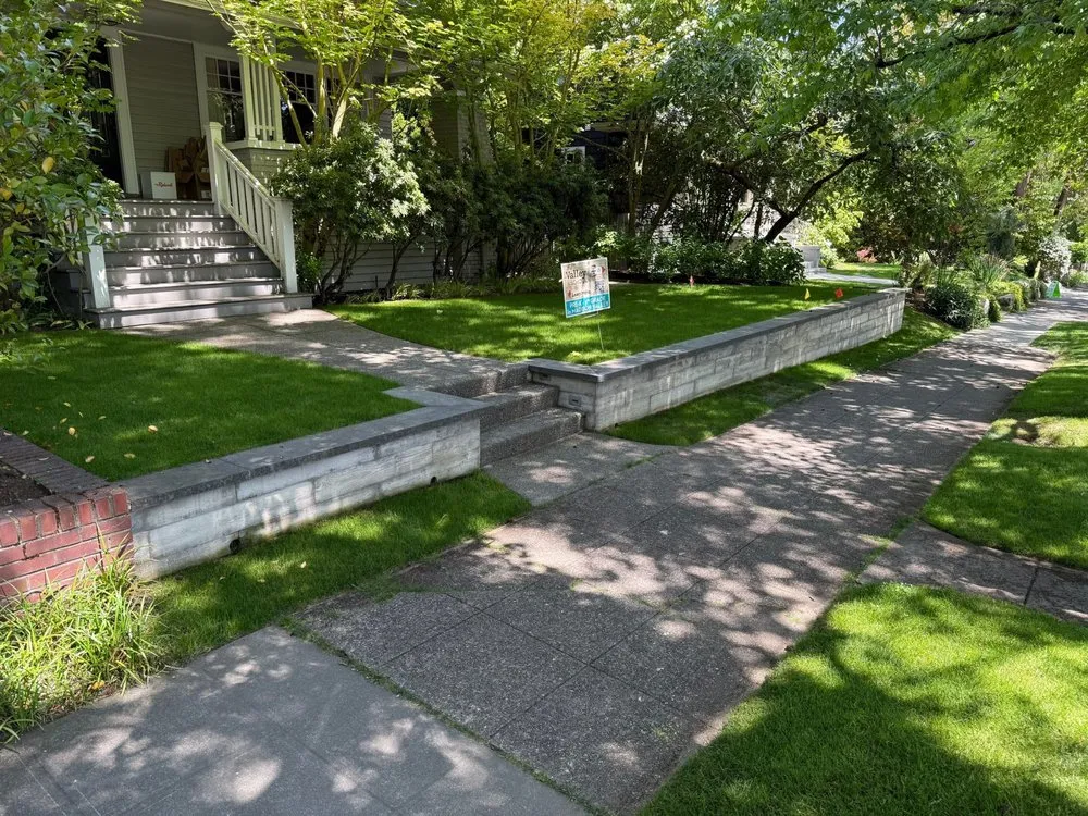 Affordable lawn mowing service for year-round maintenance in Shoreline, WA by Green Leaf Landscaping & Construction