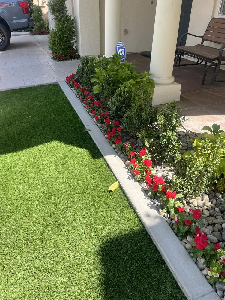 Expert lawn mowing service for year-round maintenance in Pomona, CA by Green Leaf Landscaping and Maintenance