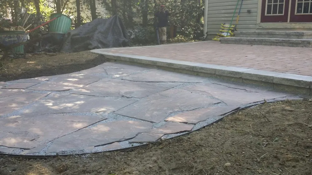 Top-rated landscape installation in Lawrence Township, NJ by Green Leaf Landscaping Service & Snowplowing