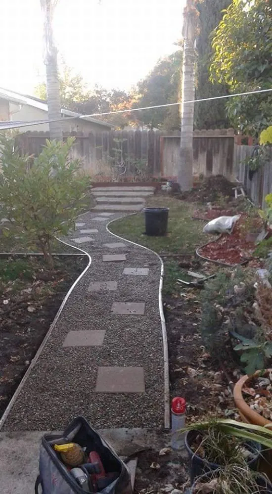 Custom garden landscaping in Antioch, CA - Green Life Yard Services