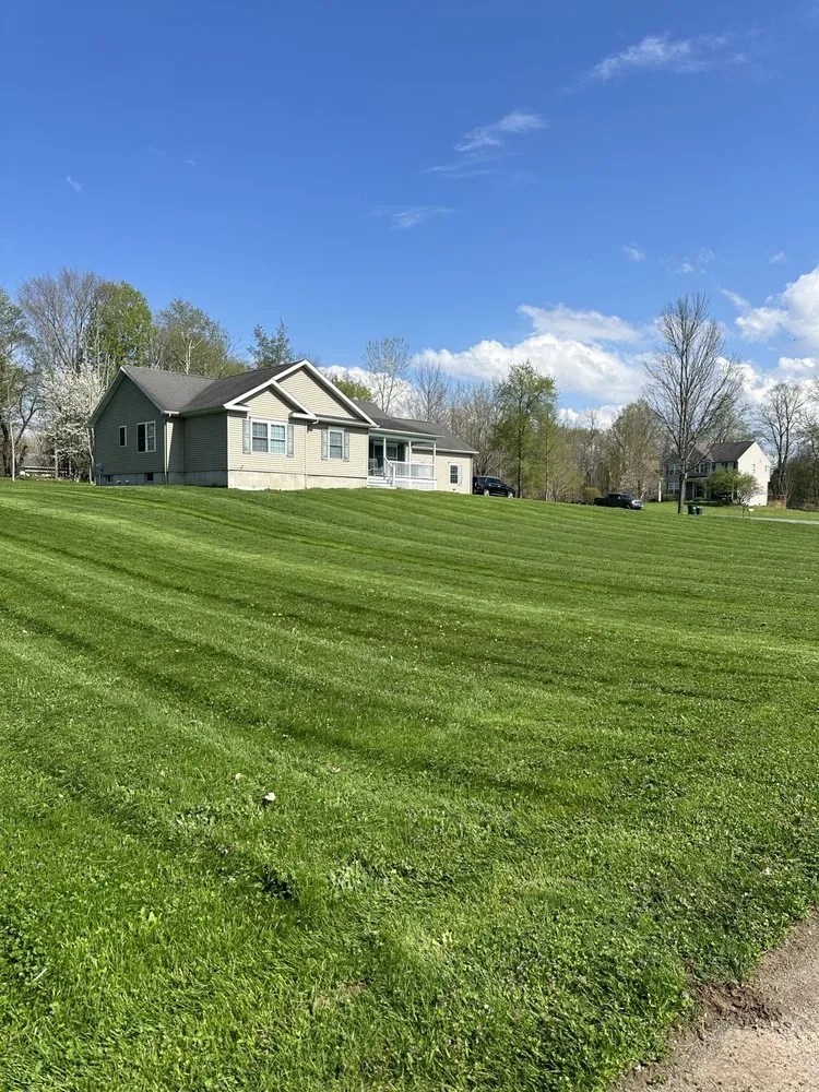 Reliable landscape installation with custom design in Elbridge, NY by Green Line