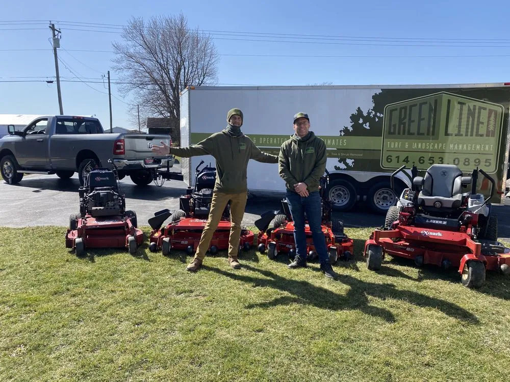 Custom yard cleanup service for residential properties across Columbus, OH - Green Line Landscape